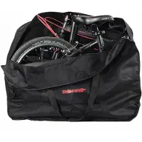 Markenlos Sac de vélo pliable (20 pouces), sacoche de porte-bagages pour vélo, sac de voyage pour vélo, sacoche de porte-bagages pour la voiture, le train et l'avion, portable (type 1, 20 pouces)