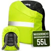 Markenlos Housse de pluie pour sacs à dos – Imperméable et coupe-vent | Pour cartables et sacs à dos | Housse de pluie pour cartables, protection contre l'eau, housse de pluie pour sacs à dos