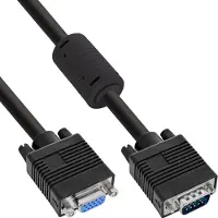 InLine 17742B câble VGA 2 m VGA (D-Sub) Noir