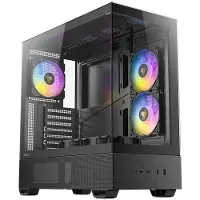 Antec Boitier Moyen Tour Atx Cx705 RGB Avec Panneaux Vitrés (Noir) (ATX, ITX, mATX), Boîtier PC, Noir