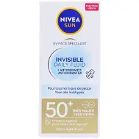 Nivea Sun Face Invisible Daily Fluid Spf 50+ 40 ml Crème