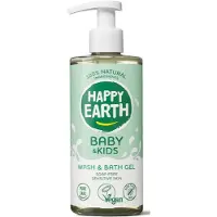 Happy Earth HAPPY HEARTH Baby & Kids Wash & Bath Gel 300 ml Gel Nettoyant