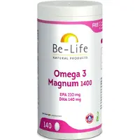 Be-Life Omega 3 Magnum 1400 140 pc(s) Capsule(S)