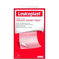 Leukoplast Cuticell Contact Pansement doux en silicone pour plaies 5 x 7,5 cm 5 pc(s) Compresses