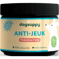 DogSuppy Probiotiques Forte Anti-Démangeaisons (sans bœuf) - 60 pièces