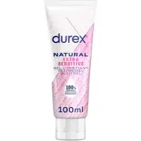 Durex Gel Lubrifiant 100% d'origine Naturel – Extra Sensitive à l'Aloe Vera - 100ml 100 ml Lubrifiant(S)