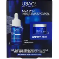 Uriage Coffret Réparateur Duo Quotidien Cica Peaux Fragiles 45 ml