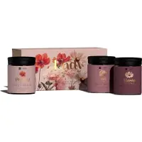 HiSkin Lady Flowers set de sel de bain, 200 ml + gommage corporel, 200 ml + beurre corporel, 200 ml
