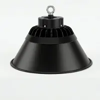 Silamp Cloche LED Industrielle 150W 120° NOIR - Blanc Froid 6000K - 8000K