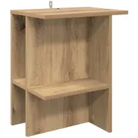 vidaXL Table basse en chêne Artisan 40 x 30 x 49 cm, bois d'ingénierie