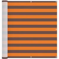 vidaXL Brise-vue pour balcon, orange et marron, 120 x 200 cm