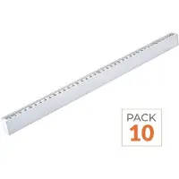 Silamp Pack de 10 - Réglette Suspendue LED 120cm 35W Blanc - Blanc Neutre 4000K - 5500K