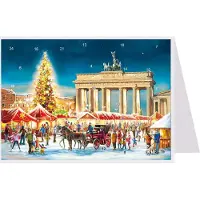 Sonstige Verlage Calendrier de l'Avent "Berlin" composé de cartes postales