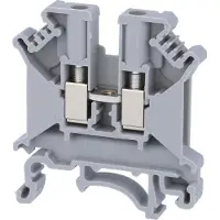 Phoenix Contact Bloc de jonction universel, 2 bornes pour 0,2 ... 4 mm², gris UK 5 N