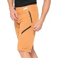100% Hommes, Pantalon de cyclisme, Airmatic short de bike hommes (M), Marron
