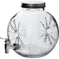 Sans marque Distributeur de boissons en verre Modern Kitchen 5 L, transparent, 1 pièce