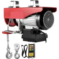 OEM Palan électrique pour garage - Capacité de charge de 400 kg - Moteur de levage et câble - Télécommande sans fil - Puissant et fiable