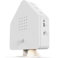 Northpoint Boîte à sons naturels Oiseau Chant Chant d'oiseau Détecteur de mouvement Bruit d'oiseau Lumière Rechargeable Blanc