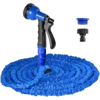 OEM Tuyau d'arrosage extensible - Souple et sans fuite - 30 m - Bleu