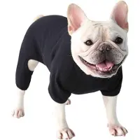 OEM Semelle pour chiens de taille moyenne - Vêtements pour Frenchie, noir