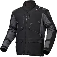 Modeka Veste textile Aeris II Noir / Gris foncé L