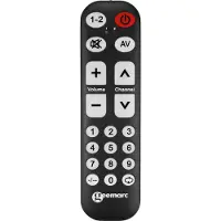 Geemarc Telecom 3521350008920 TV-10 Universalfernbedienung lernfähig große Schrift