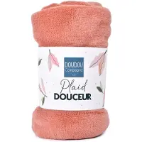Doudou et Compagnie Decke 70x100cm terracotta (100 x 70 cm)