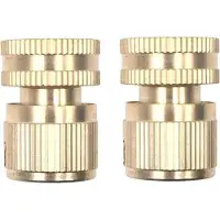 OEM Kit de tuyaux d'arrosage avec raccord rapide et filetage intérieur en laiton de 3/4 pouce - Adaptateur pour robinet pour raccords de tuyaux - Tuyaux d'arrosage - Buses d'arrosage