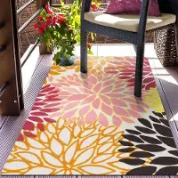 Famanu Petit tapis de balcon coloré, dimensions : 80 x 150 cm