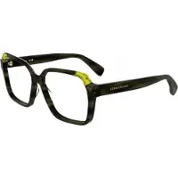 Longchamp Lunettes de Vue LO2763 55/14/140 Striped brown/olive Acetate WOMAN LO2763