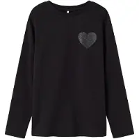 Name it T-shirt enfant NKFOLALLA  filles - Noir - 7 ans