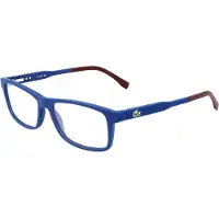 Lacoste Lunettes de Vue L2876 N 55/15/145 Blue matte Bio inj-g820 MAN L2876 N