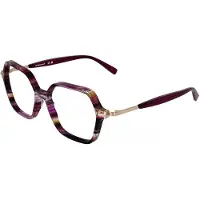 Longchamp Lunettes de Vue LO2782 53/16/140 Striped purple Acetate WOMAN LO2782