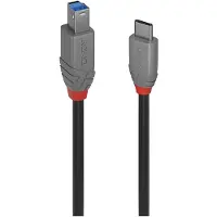 Lindy Câble USB 3.2 Type C vers B de 1m, 5Gbit/s, gamme Anthra
