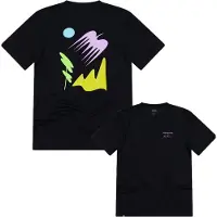 Mons Royale - T-shirt en laine de mérinos - Icon Merino T-Shirt Black pour Homme en Nylon - Taille M - Noir