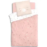 Atmosphera Bedding 141x200 Cm Rose Enfants