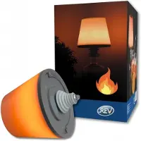 REV LED Flaschenleuchte mit Akku Lamprusco Flame warmweiss (130 lm)