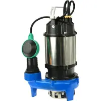 GEKO Pompe de puisard submersible avec flotteur nickelé 550W 09750