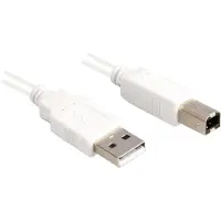 Sharkoon 4044951015344 Kabel USB 2.0 A-B 0,5m weiß