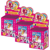 Blue Ocean Mia and Me - Série 8 - Les licornes magiques de Mia - Autocollants à collectionner - 3 présentoirs (150 sachets)