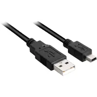 Sharkoon 4044951015566 Kabel USB 2.0 A-B Mini 1,0m schwarz