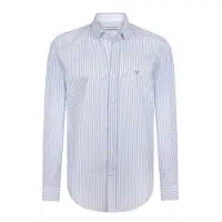 Felix Hardy Chemise bleu clair / blanc naturel