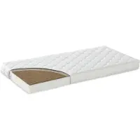 Tinynord COCO Double-sided mattress, 120x60x9.5 cm, white (120 x 60 cm)