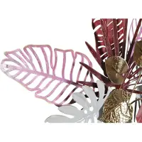 DKD Home Decor Wall Decoration Metal Flowers (66 x 13 x 74 cm)