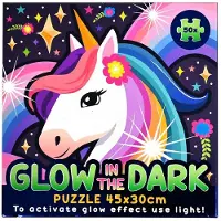 Wins Holland Puzzle licorne phosphorescent - 50 pièces.