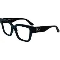 Karl Lagerfeld Lunettes de vue - - KL6196 - Acétate bleu rayé - Unisexe - Pont 18 mm