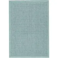 Carpetsale24 Tapis Intérieur Extérieur Terrasse Balcon Cuisine Aspect Sisal Tissage Plat Imperméable Uni Structuré, Taille: 60x100 cm