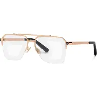 Philipp Plein Vpp222m-610300 61x17x150 Mm Reading Glasses Doré Homme