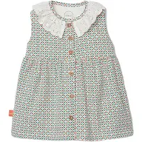 Boboli 123017 Sleeveless Dress Blanc 1 Months Fille