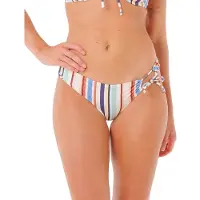 Rip Curl Oceanic Stripe Cheeky Hipster Bikini Bottom Multicolore XS Femme